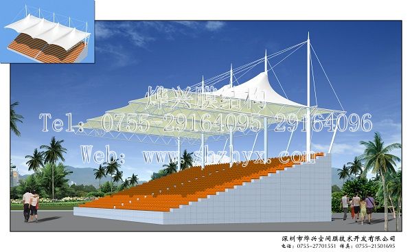膜結(jié)構(gòu)工程在雷雨天安裝應該注意些什么？
